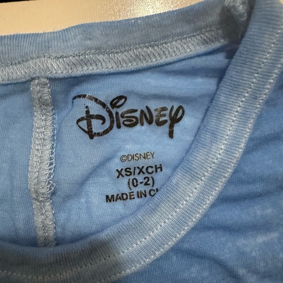 Disney Blue Tee with Stitch and Playful Text - Picture 2 of 2